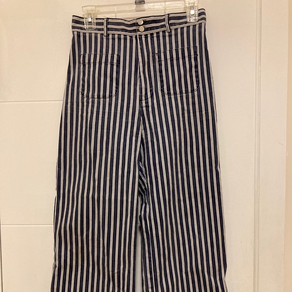 & Other Stories High Waisted Twill Trousers - Picture 2 of 5